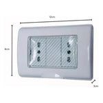 Tomacorriente Embutido Doble 10/16a Exterior  Ip55 250v Sec - Mi tienda