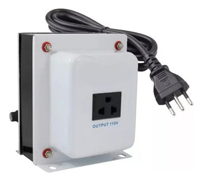 Auto Transformador Corriente 220v A 110v 500 Watts + Tierra - Deus Group 