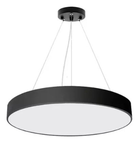 Lámpara Led Colgante Redonda Moderna  60cm 48w Luz Fría - Deus Group 