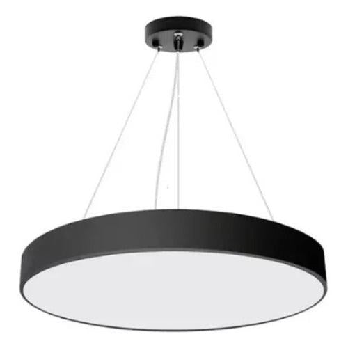 Lámpara Led Colgante Redonda Moderna  60cm 48w Luz Fría - Deus Group