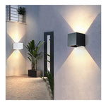 Aplique Led Cuadrado Doble Dirigible Luz Cálida 6w Color Blanco - Deus Group