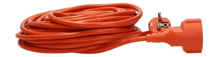 Extensión Eléctrica Para Exterior Obras Jardín Schuk 15 Mts Color Naranja - Deus Group 