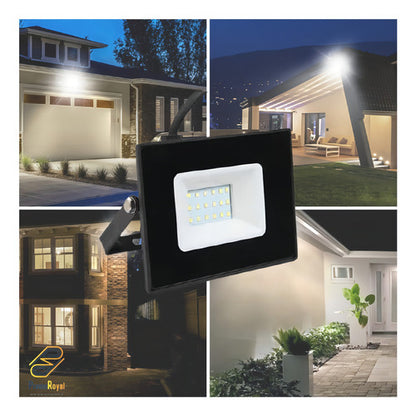 Foco Proyector De Área Led 100w Want Exterior Ip65 Sec Color De La Carcasa Negra Color De La Luz Luz Fria 6000k - Deus Group 