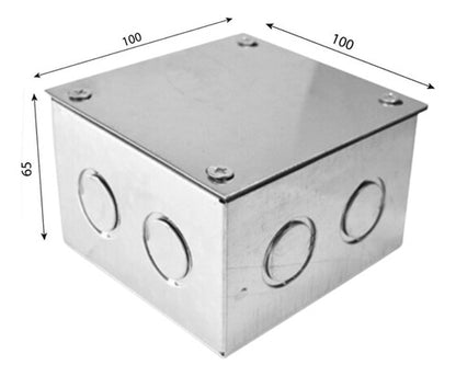 Caja Metalica Pregalvanizada Distribucion 100x100x65 (a11) - Mi tienda 