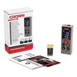 Medidor De Distancia Láser Digital 40 Metros Crown + Pilas - Deus Group