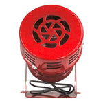 Sirena Metálica Mini Turbina 100db 220v Vdc Alarma Bocina - Deus Group