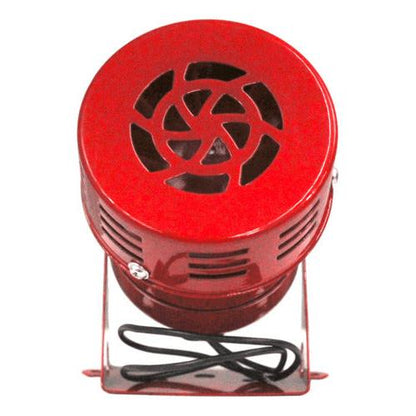 Sirena Metálica Mini Turbina 100db 220v Vdc Alarma Bocina - Deus Group
