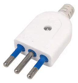 Enchufe Macho Volante 2p + T 10a 1500w 250v Certificado - Deus Group 