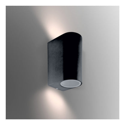 Aplique Led Exterior Kapelle Ip54 Doble Gu10 Konnergie Deus - Deus Group 