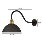 Aplique Con Pantalla Chica Porta Ampolleta E27 Decorativo - Deus Group