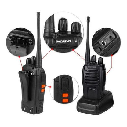 Radio Transmisor 2 Vías Walkie Talkie Baofeng Bf-666s - Mi tienda
