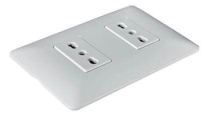 Enchufe Tomacorriente Doble Bipaso 220v Sec - Deus Group 