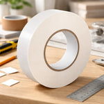 Cinta Transferible Blanca 48mm X 40m Adhesivo Doble Contacto Blanco