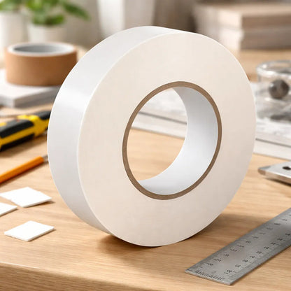 Cinta Transferible Blanca 48mm X 40m Adhesivo Doble Contacto Blanco