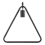 Lampara Colgante De Fierro Triangulo Vintage  E27 - Deus Group