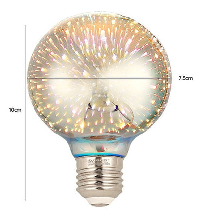 Ampolleta LED 1.5W RGB Globo Decorativo Colores - Deus Group 