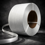Zuncho Plástico Pp 1/2 X 0.8 Mm Reforzado Fleje Negro Negro