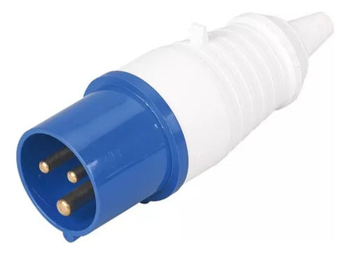 Echufe Industrial Macho Volante Ip44 32a 220v 2p+t