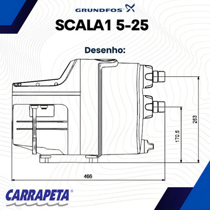 Presurizador Grundfos Scala1 5-25 Mono 127v 115v - Mi tienda 