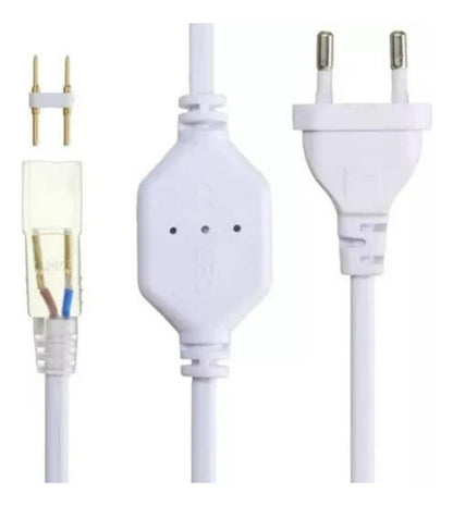 Conector Enchufe Cinta Neon Led 2835 220v Konnergie Deus - Deus Group 