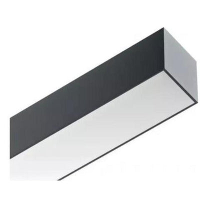 Lampara Led Lineal Colgante Pendant Negro 40w Driver Osram - Deus Group