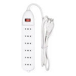 Alargador eléctrico 6 posiciones 5m con interruptor SEC 2500W - Deus Group