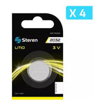 Pila CR2032 Tipo Botón Steren GP Litio 2032 | Multiusos - Mi tienda