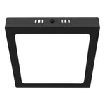 Panel Plafón Led 12w Sobrepuesto Cuadrado Borde Negro - Deus Group