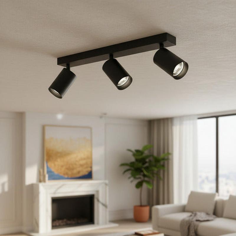 Aplique Triple Porta Ampolleta Dicroica Dirigible