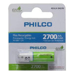 Pila Recargable AA 2700mAh Philco | Pack Multiusos - Mi tienda