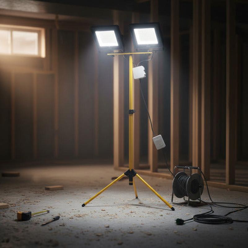 Pack 2 Foco Eco Led 100w Sec 15000lm + Soporte Atril Trípode