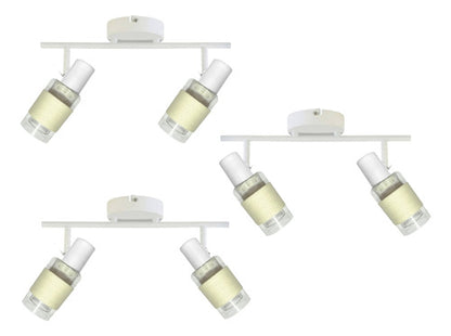 Pack 3 Aplique Doble Porta E14 Led Zaurak Konnergie Deus - Deus Group 