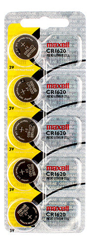 Tira 5 Pilas  Cr1620 Tipo Botón Japonesa /maxell - Mi tienda 