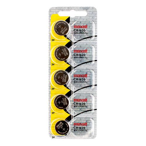 Tira 5 Pilas  Cr1620 Tipo Botón Japonesa /maxell - Mi tienda