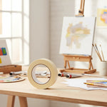 Cinta Masking 24mm X 40m De Papel Para Pintor Y Oficina Blanco