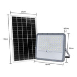Foco Proyector Led Con Panel Solar 1400lm Luz Fria + Control - Deus Group