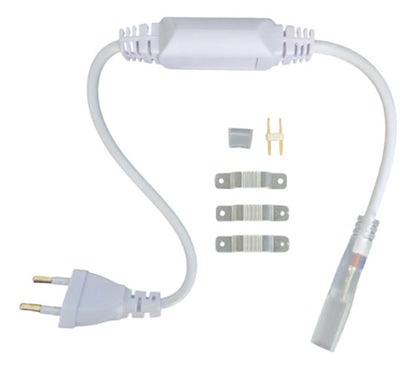 Conector Enchufe Cinta Neon Led 2835 220v Konnergie Deus - Deus Group 