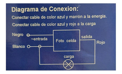Fotocelda Control De Luminaria 220v 10a Con Base Incluida - Deus Group 