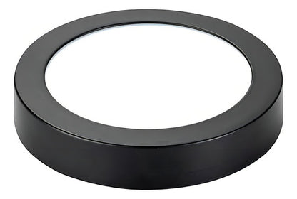 Panel Plafon Led Borde Negro Sobrepuesto Redondo 12w - Deus Group 