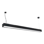 Lampara Moderna Led Lineal Colgante Pendant 24w Negro Blanco - Deus Group