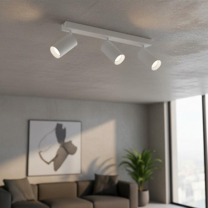 Aplique Triple Porta Ampolleta Dicroica Dirigible