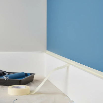 Cinta Masking 24mm X 40m De Papel Para Pintor Y Oficina Blanco