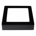 Panel Plafón Led 12w Sobrepuesto Cuadrado Borde Negro - Deus Group