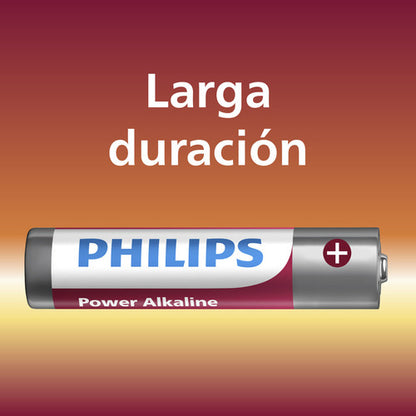 Pilas Alcalinas Aaa Philips Lr03p4b Cilíndricas 4 Unidades