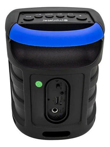 Parlante Monster Tws Speaker 4  Rgb 5.0 Karaoke Portable