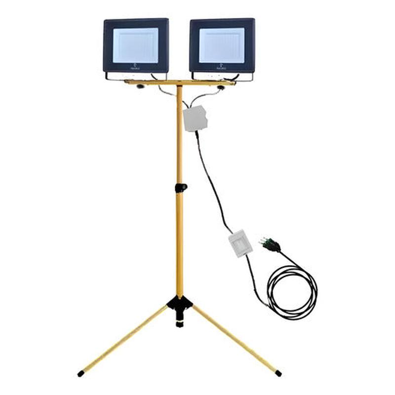 Pack 2 Foco Eco Led 100w Sec 15000lm + Soporte Atril Trípode