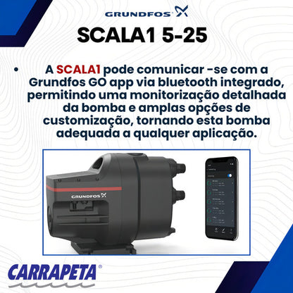 Presurizador Grundfos Scala1 5-25 Mono 127v 115v - Mi tienda 