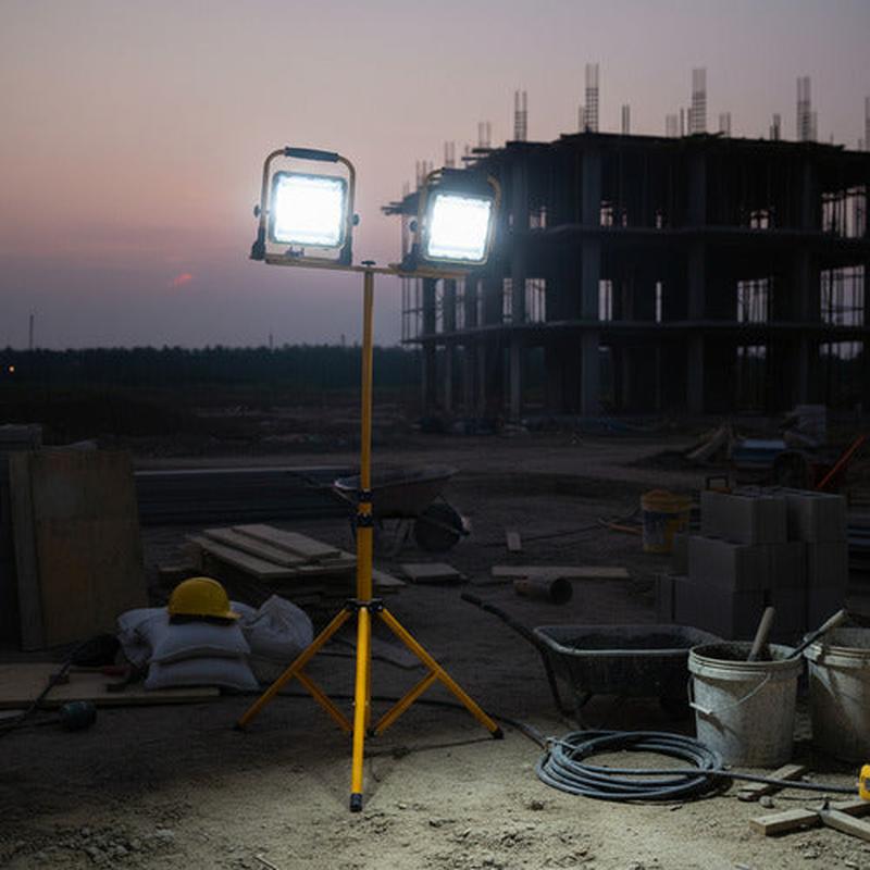 Atril Trípode Soporte Con Focos Recargables 30w Portatil 150