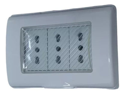 Tomacorriente Embutido Triple 10/16a Exterior Ip55 250v Sec - Mi tienda 