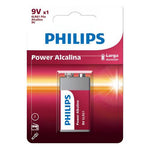 Pila Philips Alkaline 6lr61 9v Rectangular 1 Und Multiusos